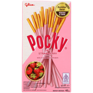 Lazdelės su braškiu užpilu POCKY