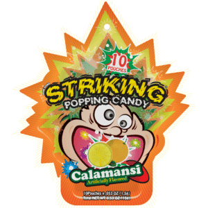 Sproginėjantys saldainiai STRIKING (Kalamondinų sk.), 15g