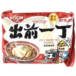 Greitai paruošiami aštrūs ramen makaronai NISSIN Spicy