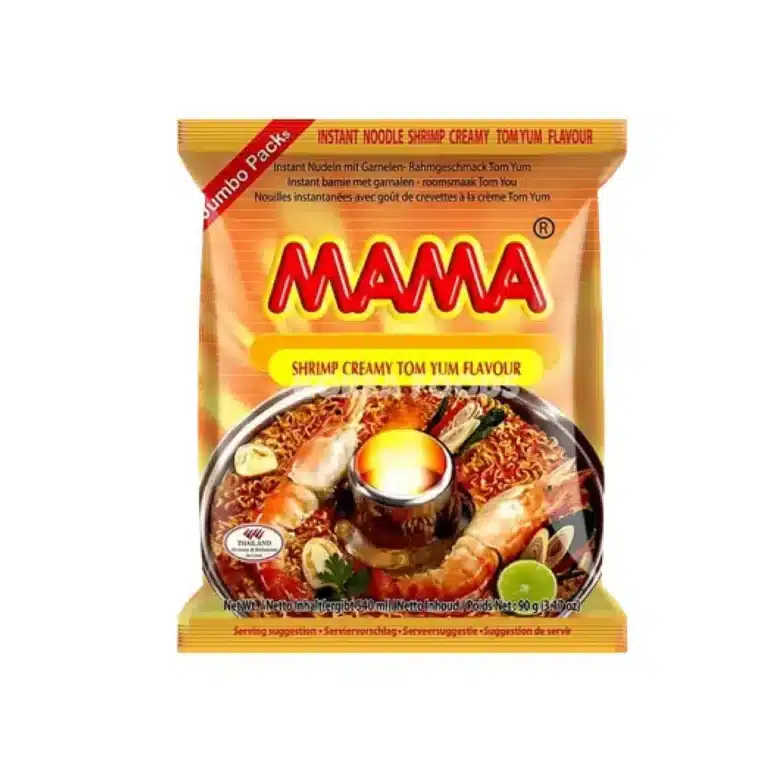 MAMA greitai paruošiami makaronai Tom-yum ir grietinėlės sk. 90g