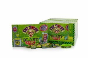 Rūgštūs kramtomi saldainiai DR. SOUR Blast Balls, 90g