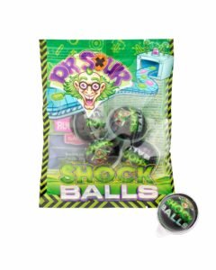 Rūgštūs rutuliukai DR. SOUR Shock Balls, 72g