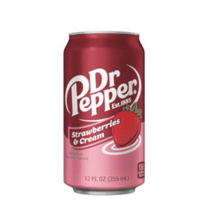 Gazuotas gaivusis gėrimas Dr. Pepper Strawberries & Cream 330ml