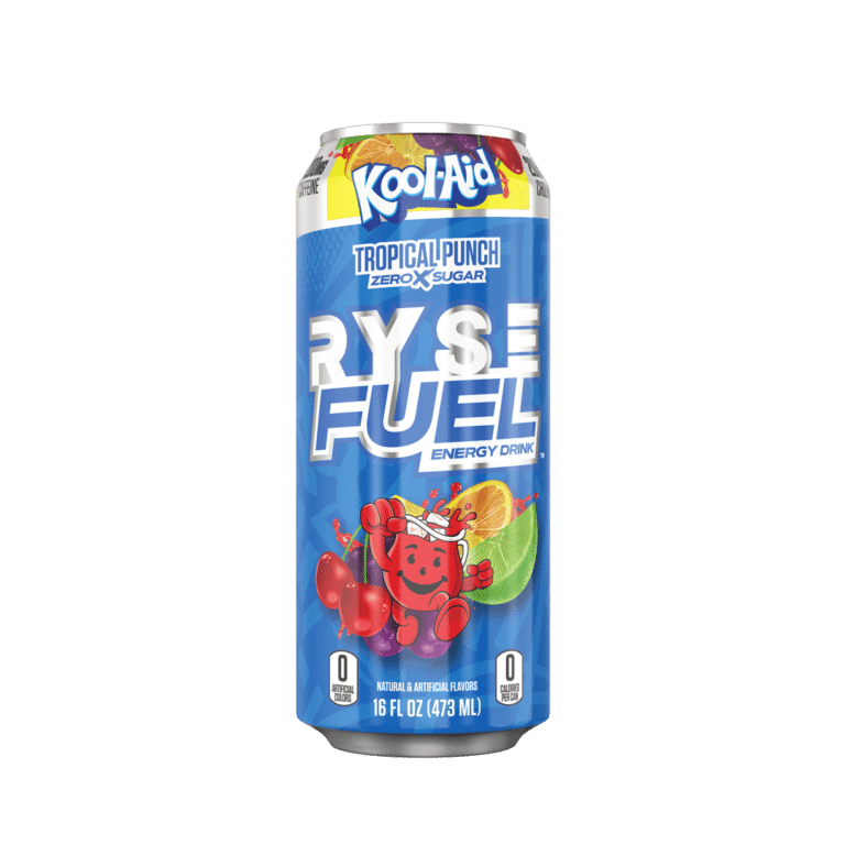 Gazuotas energinis gėrimas RYSE FUEL Kool-Aid Tropical Punch 473ml