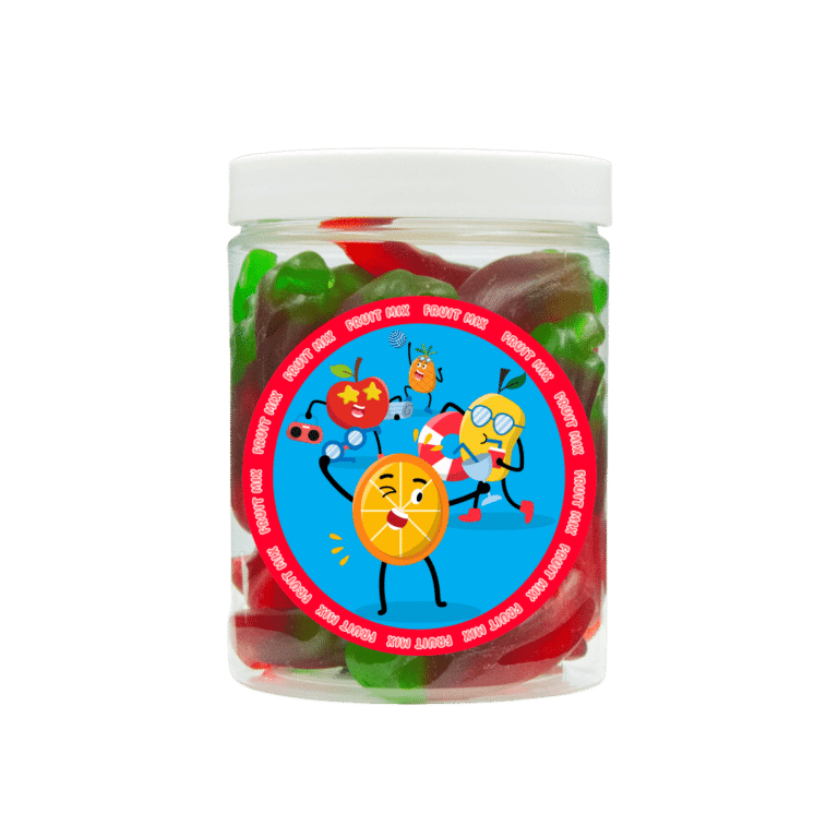 Guminukai YUMMY GUMMY (Pipirų form., Vaisių sk.) 200g