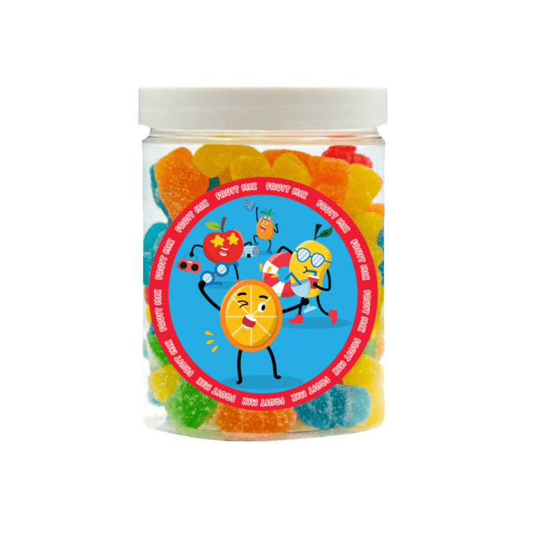 Guminukai cukruje YUMMY GUMMY (Meškiukai, Įvairių vaisių sk.) 200g