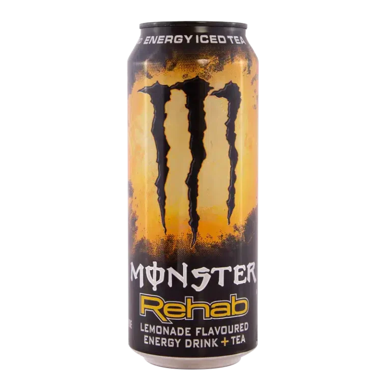 Gazuotas energinis gėrimas Monster Energy Rehab Tea + Lemonade 500ml