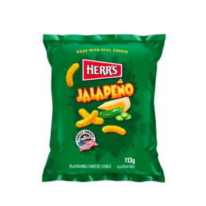 Traškučiai HERR'S (JALAPENO CURLS) 113g