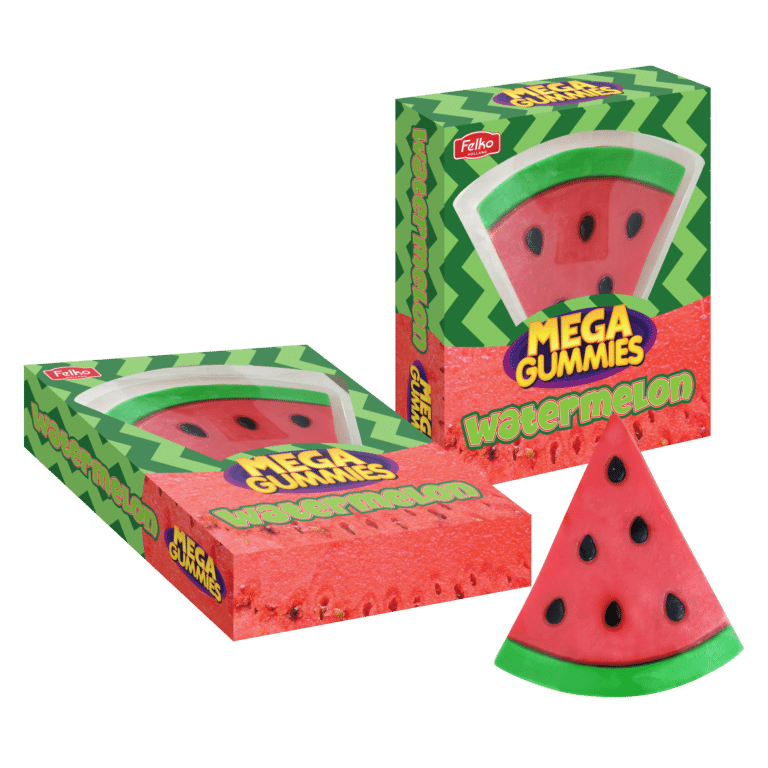 Mega guminukas FELKO Watermelon, 600g