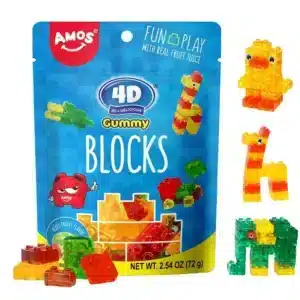 Guminukai AMOS 4D Blocks (Vaisių sk.), 72g.