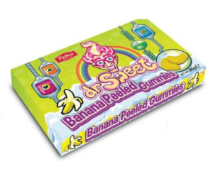 Saldūs guminukai DR. SWEET Peeled Banana, 80g