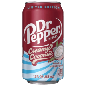 Gazuotas gėrimas DR. PEPPER Creamy Coconut