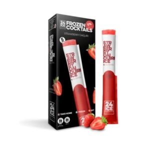 Alkoholiniai šaldomieji ledai 24 ICE Strawberry Daiquiri 5% 65ml