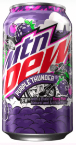 Gazuotas gaivusis gėrimas MOUNTAIN DEW Purple Thunder