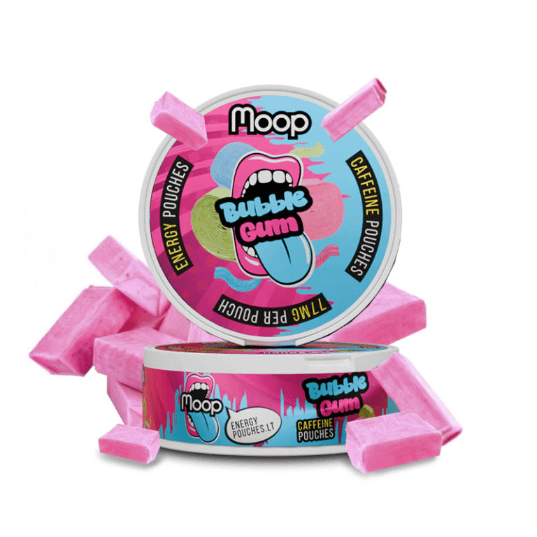 Kofeino maišeliai MOOP Bubble Gum